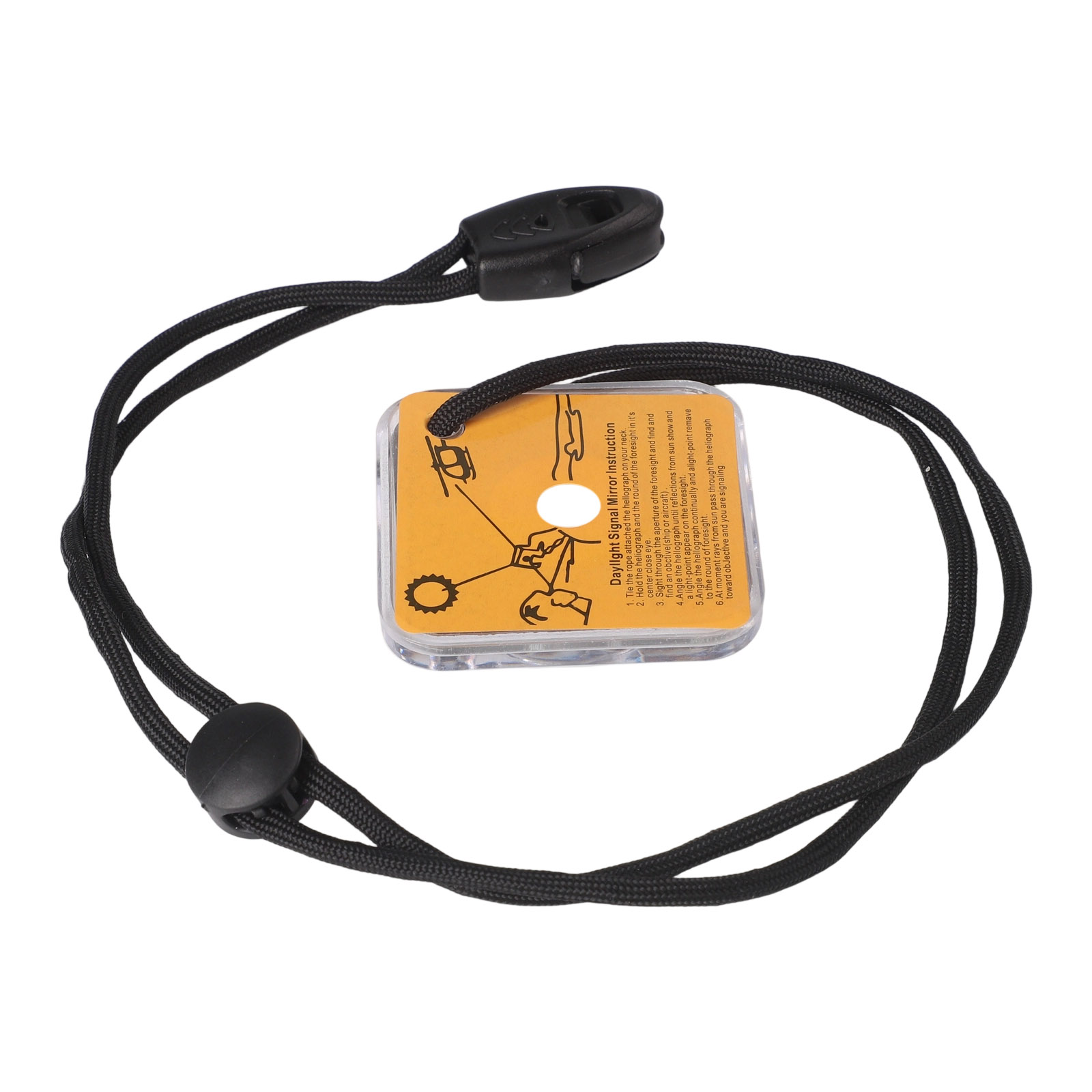 Signal Mirror Rescue - Voor reddingssignalering Wandelaccessoire Signaalspiegel Multifunctioneel overlevingsaccessoire