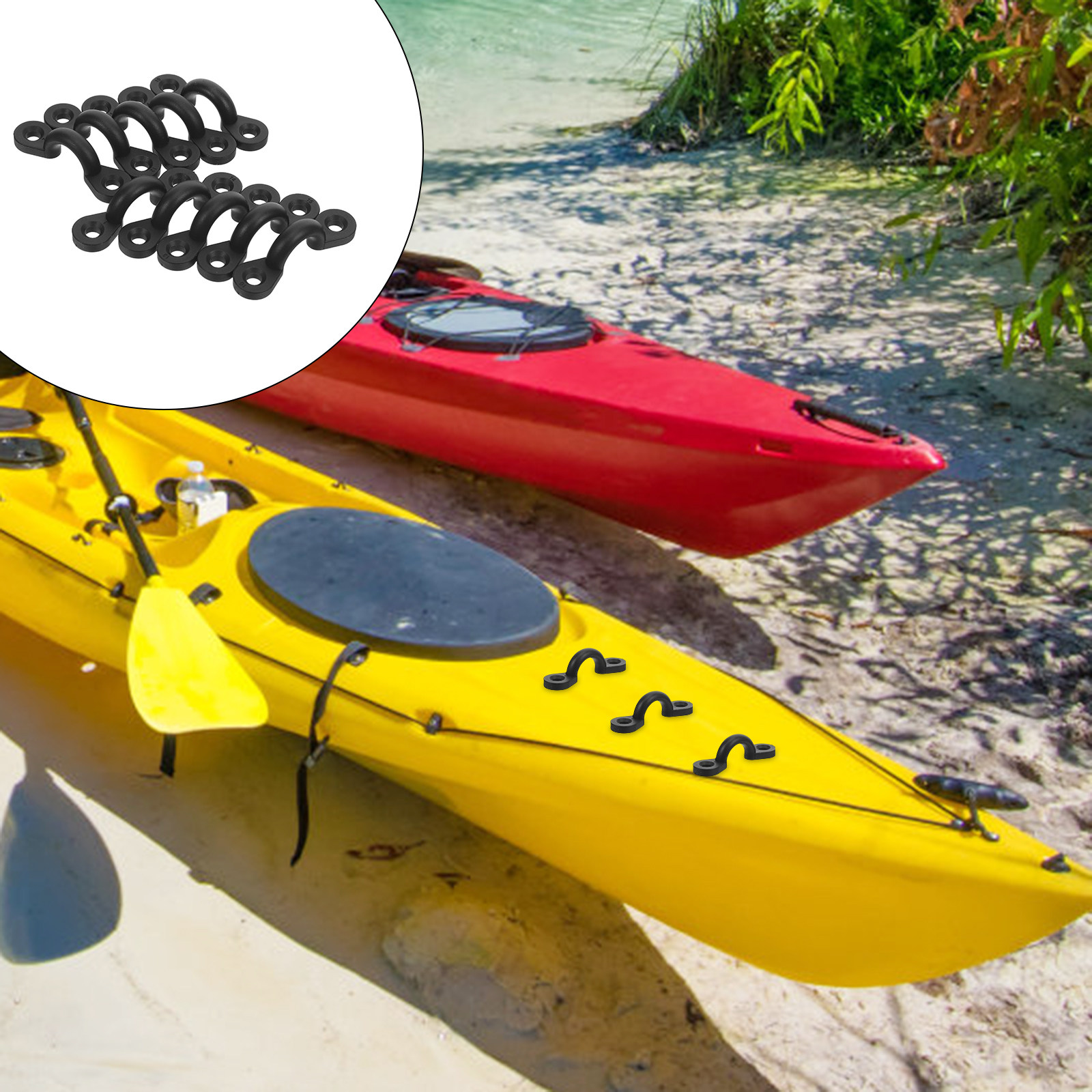 Outdoor Adventure Kayak - 20 Stuks Kajak Anker Cleat Pad