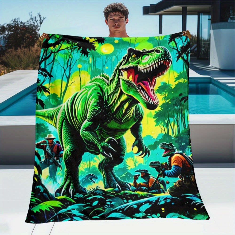 Outdoor Adventure Kids - Dinosaurus T Rex Jungle Adventure Fleece