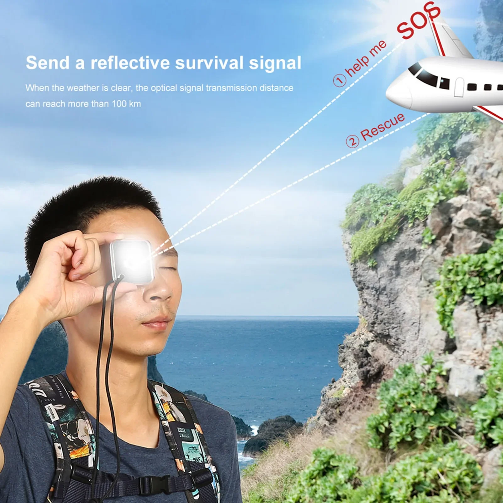Buiten Multifunctioneel Surviv - Signal Mirror Rescue recensie en prijs