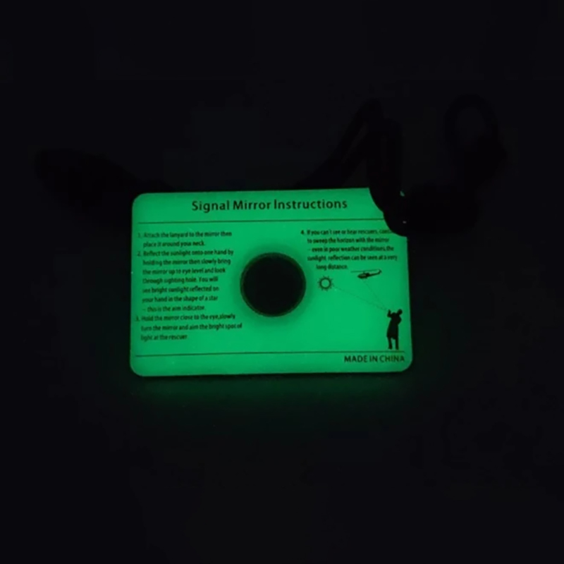 Rechthoekige noodspiegel Multi - Signal Mirror Rescue recensie en prijs