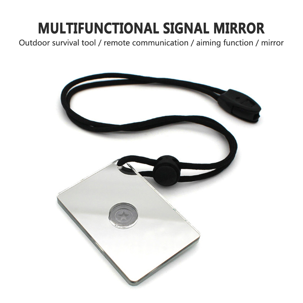 Multifunctionele overlevingska - Signal Mirror Rescue recensie en prijs