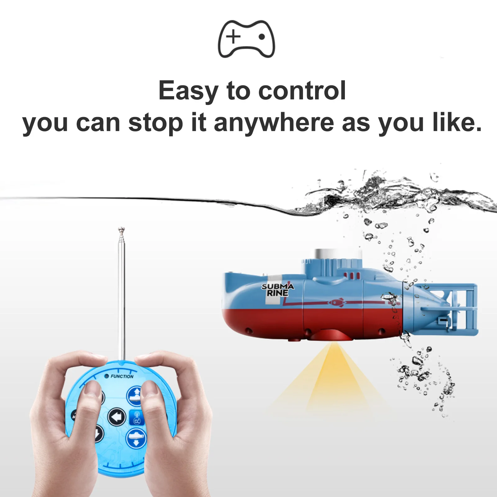 Simulatie Mini RC Onderzeeër 0 - Outdoor Adventure Kids recensie en prijs